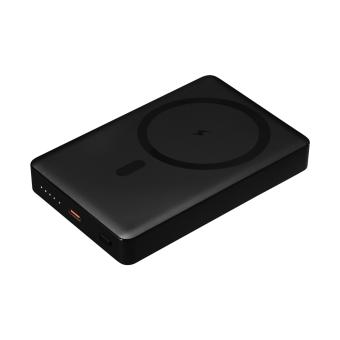 Внешний аккумулятор Atlantis PD Plus 10000mAh с функцией беспроводной зарядки 15W, черный фото 