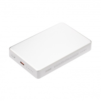 Внешний аккумулятор Atlantis PD Plus 10000mAh с функцией беспроводной зарядки 15W, серебряный фото 