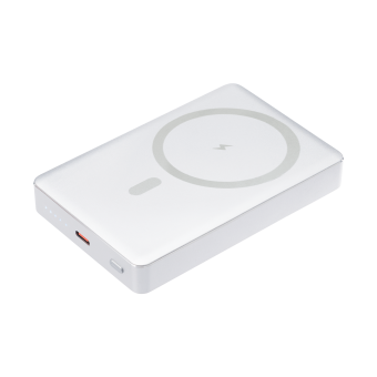 Внешний аккумулятор Atlantis PD Plus 10000mAh с функцией беспроводной зарядки 15W, серебряный фото 