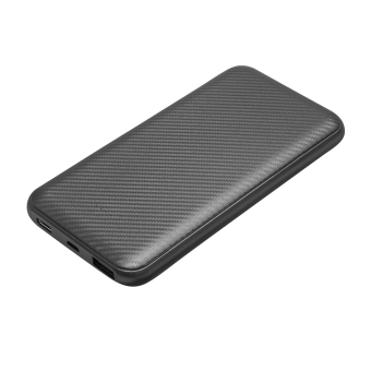Внешний аккумулятор Carbon PB 10000 mAh, графитовый металлик фото 