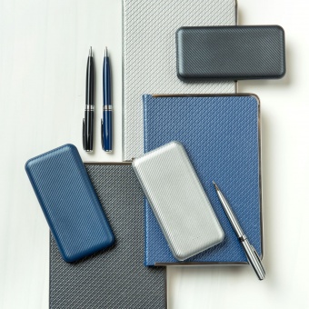 Внешний аккумулятор Carbon PB 10000 mAh, синий металлик фото 