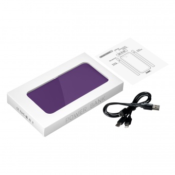 Внешний аккумулятор Elari Plus 10000 mAh, фиолетовый фото 
