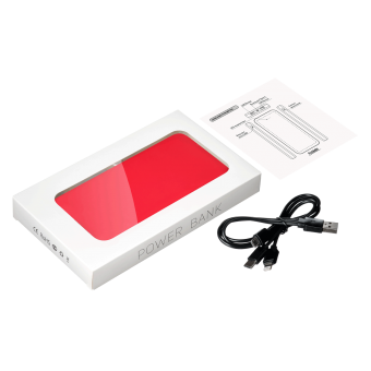 Внешний аккумулятор Elari Plus 10000 mAh, красный фото 