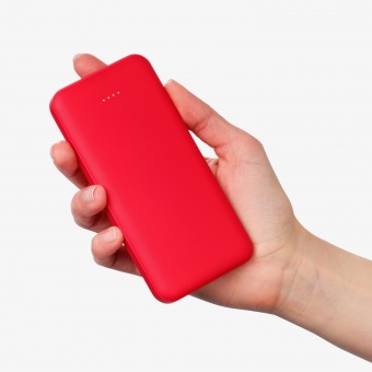Внешний аккумулятор Elari Plus 10000 mAh, красный фото 