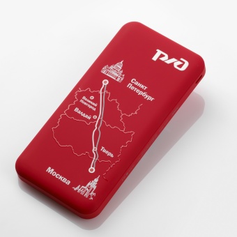 Внешний аккумулятор Elari Plus 10000 mAh, красный фото 