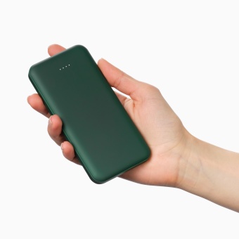 Внешний аккумулятор Elari Plus 10000 mAh, зеленый фото 