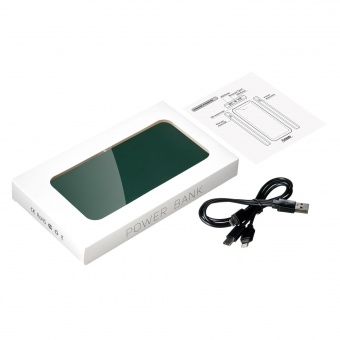 Внешний аккумулятор Elari Plus 10000 mAh, зеленый фото 