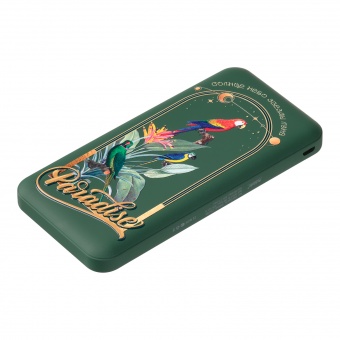 Внешний аккумулятор Elari Plus 10000 mAh, зеленый фото 