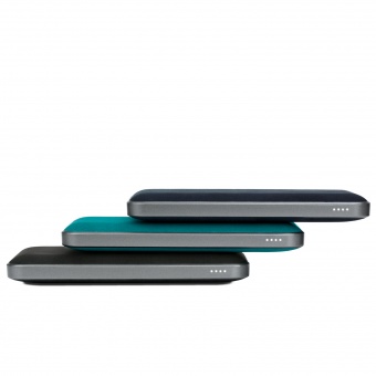 Внешний аккумулятор In Velour 10000 mAh, бирюзовый фото 