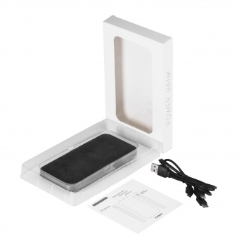 Внешний аккумулятор In Velour 10000 mAh, черный фото 
