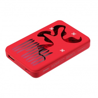Внешний аккумулятор Largo PD 5000mAh с функцией беспроводной зарядки 15W, красный фото 