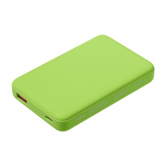 Внешний аккумулятор Largo PD 5000mAh с функцией беспроводной зарядки 15W, салатовый фото 