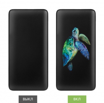 Внешний аккумулятор с цветной подсветкой Ancor PD Max Plus 10000 mAh, черный фото 
