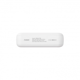 Внешний аккумулятор с функцией быстрой зарядки Formula 10000 mAh, белый фото 