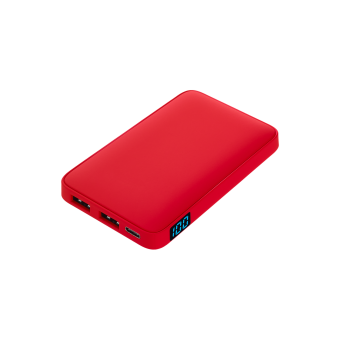 Внешний аккумулятор с подсветкой Ancor 5000 mAh, красный фото 