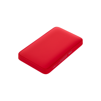 Внешний аккумулятор с подсветкой Ancor 5000 mAh, красный фото 