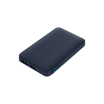 Внешний аккумулятор с подсветкой Ancor 5000 mAh, синий фото 