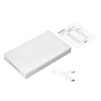 Внешний аккумулятор с подсветкой Ancor PD Plus 10000 mAh, белый фото 