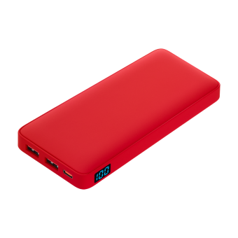 Внешний аккумулятор с подсветкой Ancor PD Plus 10000 mAh, красный фото 