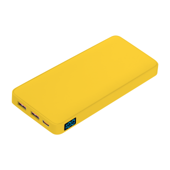 Внешний аккумулятор с подсветкой Ancor PD Plus 10000 mAh, желтый фото 