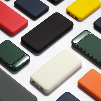 Внешний аккумулятор с подсветкой Luce 10000 mAh, черный фото 