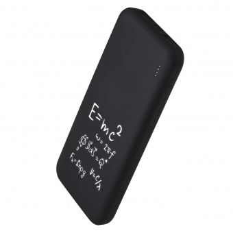 Внешний аккумулятор с подсветкой Luce 10000 mAh, черный фото 