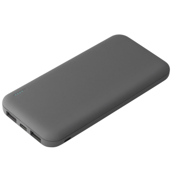 Внешний аккумулятор с подсветкой Luce 10000 mAh, серый фото 