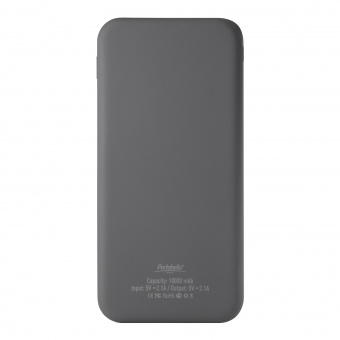 Внешний аккумулятор с подсветкой Luce 10000 mAh, серый фото 