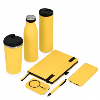 Внешний аккумулятор с подсветкой Luce Lemoni 10000 mAh, желтый фото 