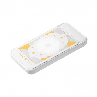 Внешний аккумулятор с подсветкой Starlight Plus PB 10000 mAh, белый фото 