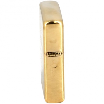 Зажигалка Zippo Classic Brushed, золотистая фото 