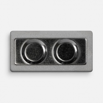 Значок Magnet Matto, серебристый фото 