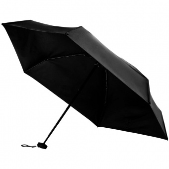 Зонт складной Color Action, в кейсе, черный фото 