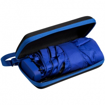 Зонт складной Color Action, в кейсе, синий фото 