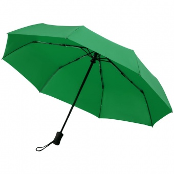 Зонт складной Monsoon, ярко-зеленый фото 