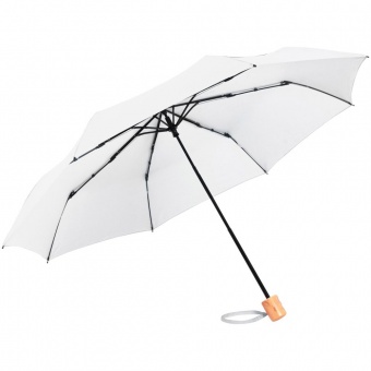 Зонт складной OkoBrella, белый фото 