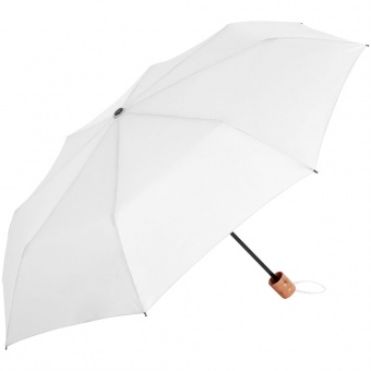 Зонт складной OkoBrella, белый фото 