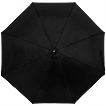 Зонт складной Ribbo, черный фото 