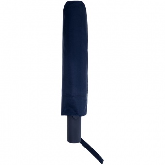 Зонт складной Ribbo, темно-синий фото 