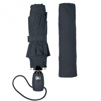 Зонт складной Unit Comfort, темно-синий фото 