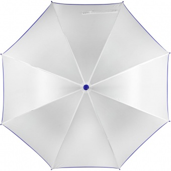 Зонт-трость Unit White, белый с синим фото 