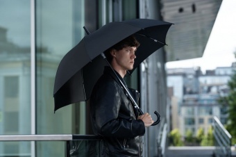 Зонт-трость Promo, черный фото 