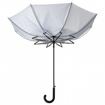 Зонт-трость Wind, серебристый фото 