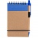 Блокнот на кольцах Eco Note с ручкой, синий фото 10