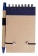 Блокнот на кольцах Eco Note с ручкой, синий фото 3
