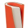 Блокнот Verso в клетку, оранжевый фото 3