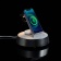 Bluetooth-колонка с беспроводной зарядкой и часами netEnergy, серая фото 4