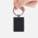 Брелок Gun Metal Leather Rectangle, графитовый фото 3