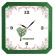 Часы настенные «Квадро», зеленые фото 3