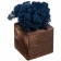 Декоративная композиция GreenBox Fire Cube, синий фото 1